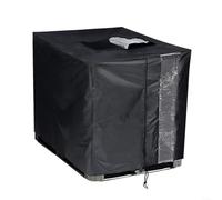 HomeVortex IBC Water Tank Storage Cover 420D Oxford Cloth Protective Sunshade Rainproof Cover With Transparent Level Window For 300L 600L 800L 1000L Container(800L)