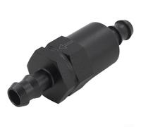 HomeVortex Inline Filter 30 Mesh Aluminum Black for 1/2 Inch 3/8 Inch 5/16 Inch Hose for GENERAL Fit Car Truck Motorcycle Replacement Part(1/2inch)