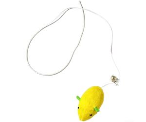HomeVortex Interactive Toy With Elastic For Outdoor/Indoor Use 1 Small Animal Mimic, Kitten Exercise Tool, Indoor Outdoor Play(A)