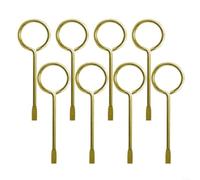 HomeVortex Interior Door Privacy Lock, Iron Key Latch,for Bedroom Bathroom,For American Style Deadbolt Mechanism, Gold Finish,For Easy Install, 6, Pack(C)