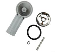 HomeVortex Kitchen Sink Replacement Parts Seal Waste Overflow Tap Bung Spares ABS Flexible Pipe,for Bathroom Fixtures,Compatible,with Standard Sinks, Home Repair Kit
