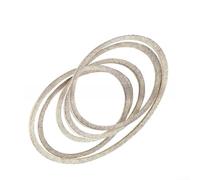 HomeVortex Lawn Mower Deck Belt 07200023, 1/2 x 145.5 Inch Heavy Duty Fiber Replacement Part for Smooth Power Transfer and Efficient Cutting on Various Tractor Models