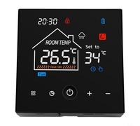 HomeVortex LCD Programmable Digital Room Thermostat with Weekly Scheduling, Child Lock, and Flexible Modes for Wall-Mounted Boiler Heating Control in Home Comfort Management