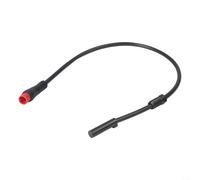 HomeVortex Magnetic Induction Wire for NFOX Electric Bicycle Brake Sensor, 22AWG Signal Cable with Plastic and Steel Construction, 21cm Length, Single Male Connector,(2pin)