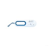 HomeVortex Manual Sharpener, Non-Slip Base Kitchen Tool for Chef & Paring Knives, Quick 5-Second Edge Restoration, Compact HIPS Gadget, Grey(Blue)