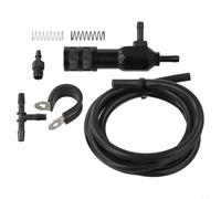 HomeVortex Manual Turbo Boost Controller 30PSI Adjustable Aluminum Close-Loop Pressure Control Valve Replacement For Turbocharged Engines Black