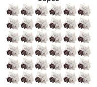 HomeVortex Mechanical Keyboard Switches 36 Pack 3-Pin Tactile Switch Replacements For MX Standard Keyboards Hot Swappable Gaming Typing Blue Brown Black Red(Brown)