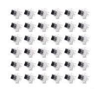 HomeVortex Mechanical Keyboard Switches 36 Pack 3-Pin Tactile Switch Replacements For MX Standard Keyboards Hot Swappable Gaming Typing Blue Brown Black Red(Black)