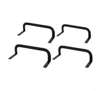 HomeVortex Metal Mattress Slide Stopper Retainer Bar for Adjustable Beds and Wooden Frames, Anti Slip Gripper Prevents Mattress Movement, Black Steel, with Screws, for RV Beds(end of the bed)