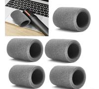 HomeVortex Microphone Cover FoamMicrophone Cover Foam for JBL Wireless Mic Thick Colorful Wireless Microphone Covers for Karaoke DJ(5pcss Gray)
