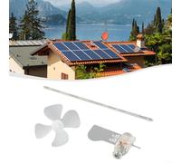 HomeVortex Mini Wind Turbine Generator Teaching Model Educational Tool 360 Degrees Lights Up with LED Automatic Wind Direction Facing Low Power Requirement for Experiments