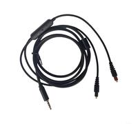 HomeVortex MMCX Headph Cable, Compatible, with for shure SRH1440 SRH1540 SRH1840, 1. Lightweight PVC Replacement Audio Cord, for Clear Sound, Black