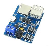 HomeVortex MP3 Decoder Board Module, with TF Card and USB Disk Support, Lossless Audio Player, for DIY Projects, 3.7-5.5V Power Supply, Compact 8x8x3cm Size