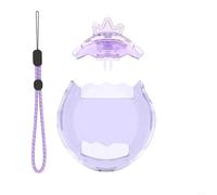 HomeVortex PC Case for Tamagotchi Paradise,360° Shockproof Washable Sweatproof Protective Shell with Replacement Lid(Purple)