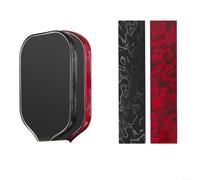 HomeVortex Pickleball Paddle Protection Tape Edge Guard 750mm Racket Head Shield for 16mm 0.62in Paddles to Prevent Scratches and Dents during Training and Competition(Red)