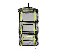 HomeVortex Portable 3-Layer Drying Net, Foldable Mesh Rack for Fruits Veggies Herbs, Space-Saving Airflow Dehydrator with Storage Bag for Camping Hiking Home, Green(green)