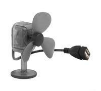 HomeVortex Portable Wind Turbine for USB Charger 5W Outdoor Power Bank with Atmosphere Light for Cycling Camping Hiking Travel