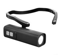 HomeVortex Rechargeable LED Headlamp, with Motion Sensor, 1800mAh Dual Light Sources, 7 Modes Magnetic Camping Light, for Fishing Hiking Running, Hands-Free Gesture(E)