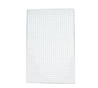 HomeVortex Rectangle BBQ Grill Mesh, 40x100cm Galvanized Steel Wire Grate for Cooking Fish Meat Vegetables, Sturdy Spot Welded Barbecue Grid for Camping Picnic