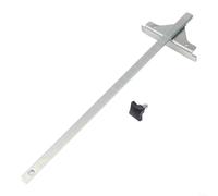 HomeVortex Replacement Circular Saw Guide and Knob for 381091-00 396992-02, Metal Blade Guard Adjuster Handle Compatible with DCS391 DCS300 Power Saws, Silver Black