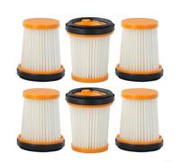 HomeVortex Replacement Filters For Shark WV200EU WV251EU Handheld Cordless Vacuum Cleaner,Washable Post-Motor Design Captures Dust,For Improved Air Quality And Extended Appliance Life(6pcs)