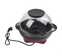 HomeVortex Retro Electric Popcorn Maker, 24-Cup Hot Oil Popping Machine with Stirrer, Quiet Operation for Movie Nights, Red(905 in for popcorn)