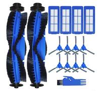 HomeVortex Robot Vacuum Cleaner Replacement Kit For RoboVac 11S Max 15C Max 30C Max G30 G32 Pro With Main Brush Side Brushes Filters Cleaning Tool