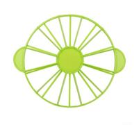 HomeVortex Round Cake Divider and, Precision Tool for Cheesecake and Desserts,Non-Stick PVC Kitchen Gadget for Uniform Portions,Easy Clean Baking(Green)