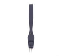 HomeVortex Round Hole Leather Punch Tool Replaceable Head Steel Chisel 0.8-1.3mm Various Stitch Types Saddle Baseball Cross Stitch Leathercraft Pricking Iron(4mm 2 tooth)