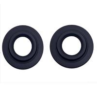 HomeVortex Silicone Gasket Seal For Ring for For For Dedica Espresso Machine ECO311 ECZ351 ECP36.31, Heat Resistant Coffee Maker Boiler Head Sealing Ring, Black, 74mm(2pcs)
