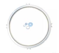 HomeVortex Silicone Sealing For Ring for 5L 6L Electric Pressure Cooker with 4 Accessories Transparent Gasket Replacement Part For Easy Clean Fit