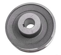 HomeVortex Single Groove Belt Pulley,for A-Type Triangle Belt, Aluminum Air Compressor Motor Pulley, Silver Tone Replacement Part for Workshop Tools(97 * 19)