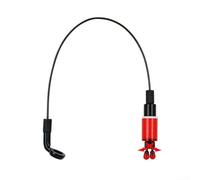 HomeVortex Soft Chain Tensioner Fishing Alarm Rocker, 22mm No Light Bite Indicator Hanger for Carp Fishing Terminal Tackle, Plastic with 19x3mm Card Slot(1)