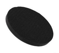 HomeVortex Soft Sponge Interface Pad for Sanding Discs, 5/6/7 Inch Polishing Buffer Backer for Power Tools, Protects Against Damage on Uneven Surfaces, White and Black(6inch)