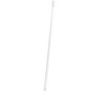 HomeVortex Spring Loaded Telescopic Curtain Rod Extendable Tension Pole for Bathroom Kitchen Wardrobe 30-50cm 40-70cm 60-110cm No Drilling Required Whit(60-110cm)
