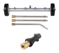 HomeVortex Stainless Steel Pressure Washer Spray Head, 4000PSI High Power Water Nozzle with 40-Degree Fan Pattern, 1/4 Inch Quick Connect for Car Chassis Cleaning,(C)