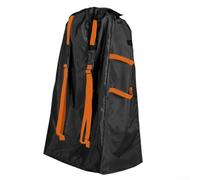HomeVortex Stroller Travel Bag Heavy Duty Car Seat Cover for Airplane Transport - Storage Sack with Drawstring and Buckle Closure 47x24x18 Inches(Orange)