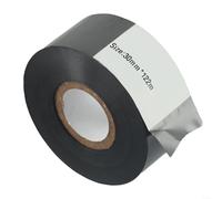 HomeVortex Thermal Transfer Ribbon for HP-241 DY-8 Coding Machine, 30mm x 122M Black Date Printer Ribbon, High Adhesion Clear Print for PP PE PVC Packaging Labeling(30mm*122M)