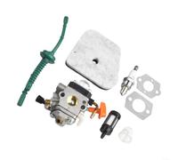 HomeVortex Trimmer Carburetor Replacement Set for FS90R FS110R FS130R FC90 FC95 FC100 HL95 HL101 Compatible with Multiple Models Includes Fuel Line Filter