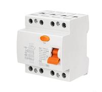 HomeVortex Type B RCD Circuit Breaker 4-Pin Rail Mount for AC/DC Residual Currents in Industrial,Construction and Three-Phase Socket Installations for DIN VDE 0664 Standards(4P-40A-30mA)