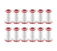 HomeVortex Vacuum Cleaner Filter Replacement Accessories with ABS Material and Advanced Dust Filtration, Compatible with E401CN/E401CN Models for Household Cleaning, Red(6pcs)