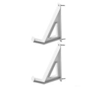 HomeVortex Wall Mounted Keyboard Holder, Space Efficient Design for Home Office Use, Easy Installation Options (White)