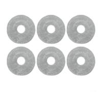 HomeVortex Washable Microfiber Mop Cloths for For Xiaomi Robot Vacuum S10+ Plus B105, Reusable Cleaning Pads with for SNAP-ON Design for Pet Hair and Dust, 6/8/10 Pack(6pcs)