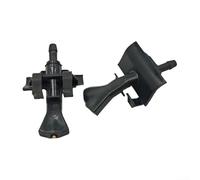 HomeVortex Windscreen Washer Jets Spray Nozzle 8265A596 for Outlander 2013-2021 For Eclipse Cross 2018-2022, Black ABS Plastic Wiper Head Replacement Parts(A)
