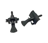 HomeVortex Windscreen Washer Jets Spray Nozzle 8265A596 for Outlander 2013-2021 For Eclipse Cross 2018-2022, Black ABS Plastic Wiper Head Replacement Parts(B)