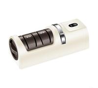 HomeVortex Wireless Electric Sharpener with Dual-Slot Design for Kitchen and Scissors, Diamond Grinding Wheel, Long Battery Life, Multi Gear Adjustment(Beige)
