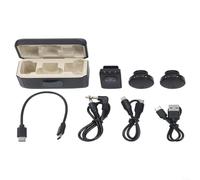 HomeVortex Wireless Microphone for For DJI Action 5 Pro/4/3, Pocket 3, For Osmo 360, Compact ABS Mic with Clear Sound, 2.4GHz Audio System for Vlogging, Black