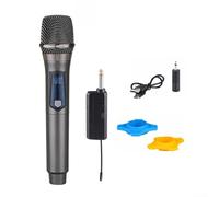 HomeVortex Wireless Microphone Set,Rechargeable Handheld Dynamic Mics 160ft Range 8h Battery Life for Events Karaoke Speeches(Single microphone)