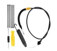 HomeVortexDeck Engagement Cable, for Riding Lawn Mowers, Compatible with 746-04173A,746-04173B 946-04173 Series, Fits LT1500 LT2000 LT2500 T1600 Tractor Parts, Black Replacement Kit