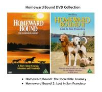 HOMEWARD BOUND DOUBLE PACK DVD PART 1 and 2 Movie Film New Home ward Walt Disney
